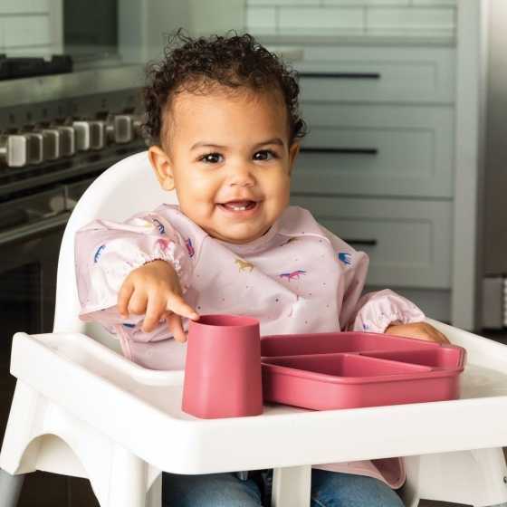 Silikonbecher 2er-Pack Rose/Burgun - TINY TWINKLE, Baby, Geschenk, Freiburg, Schweiz