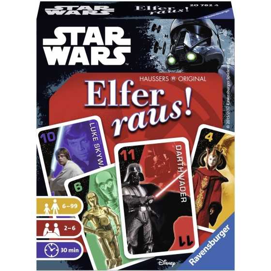 Ravensburger 20782 - STAR WARS Elfer raus! Familienspiel