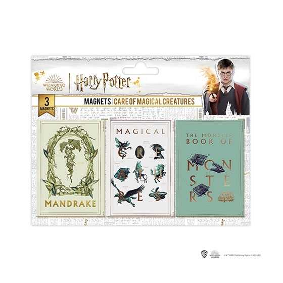 Set aus 3 Magneten - Pflege magischer Tierwesen - Harry Potter
