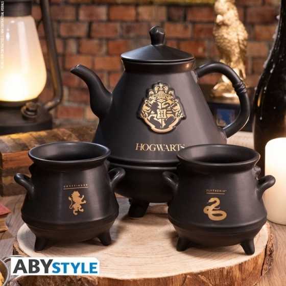 Théière et mugs chaudrons - Harry Potter