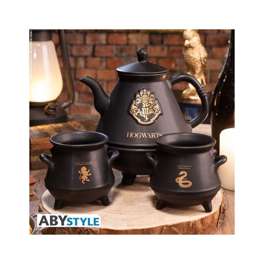 Théière et mugs chaudrons - Harry Potter