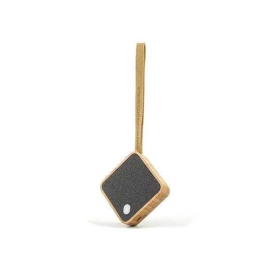 MI Square Pocket Speaker Natürliches Bambusholz