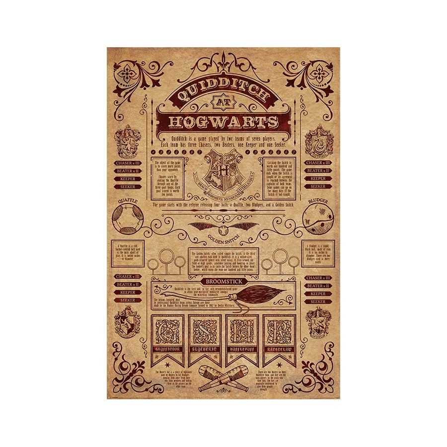 Harry Potter - Poster Quidditch At Hogwarts