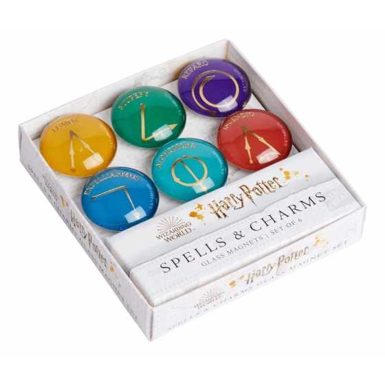 Ensemble d'aimants en verre Spells and Charms - Harry Potter
