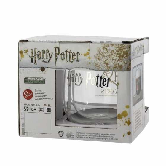 Tasse en Verre - Hogwarts Logo - Harry Potter
