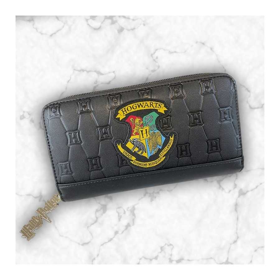 Portefeuille Blason Poudlard Matelassé - Harry Potter