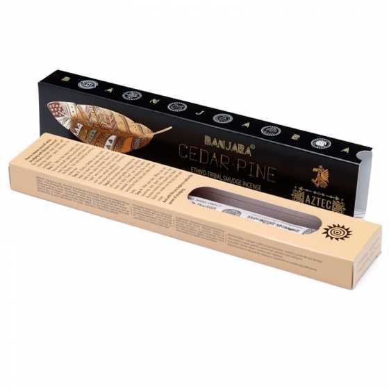 Bâtons d'encens Banjara Ethno-Tribal Smudge - Bois de cèdre