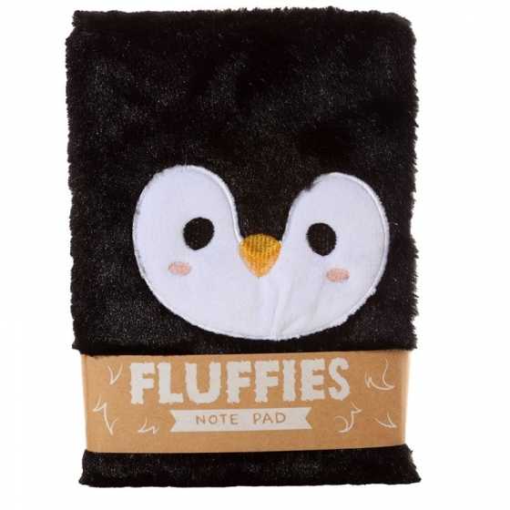 Cutiemals Plüsch Pinguin Fluffies Notizbuch