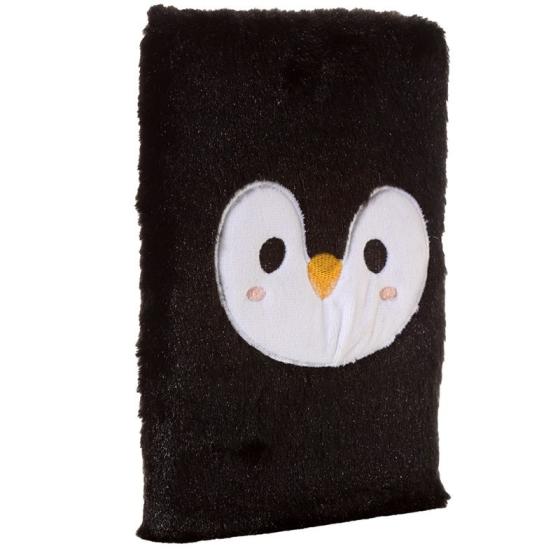 Grand Bloc-note Peluché Fluffies Cutiemals Pingouin