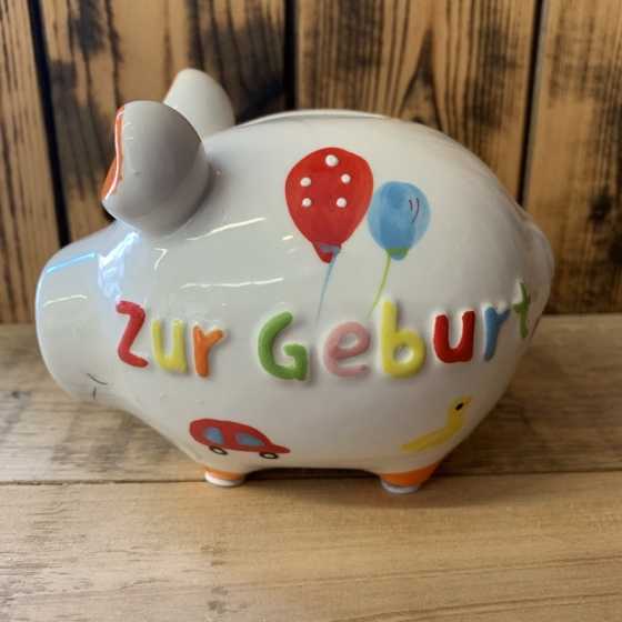 Tirelire cochon KCG "Zur Geburt"