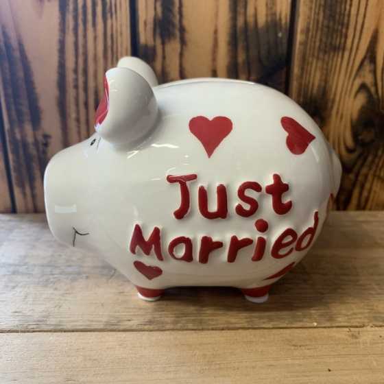 Tirelire cochon KCG "Just Married"