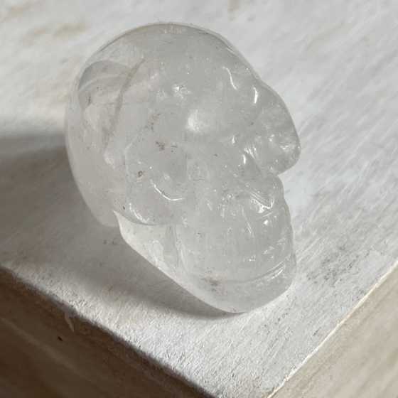 Crâne sculpté Cristal de Roche