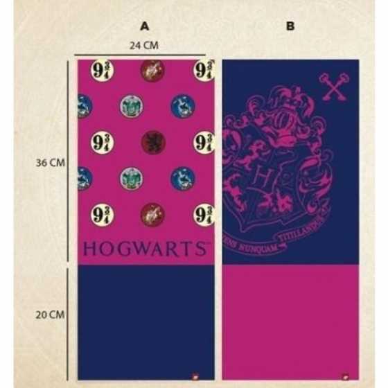 Tour de cou / Snood rose - Harry Potter