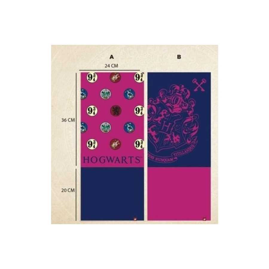 Tour de cou / Snood rose - Harry Potter