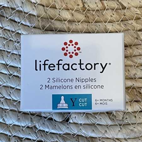 Lifefactory Nippel 2 Pack - Grösse Y ( +6 mois)