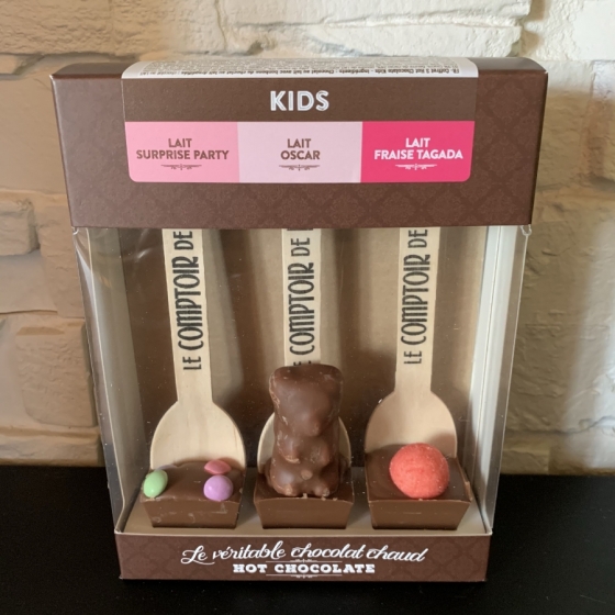 Kid's - Coffret 3 Hot Chocolate®, cadeau de noël, cadeau enfant, boutique, en ligne, Fribourg, Suisse