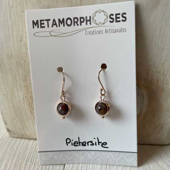 Boucles Piétersite et argent