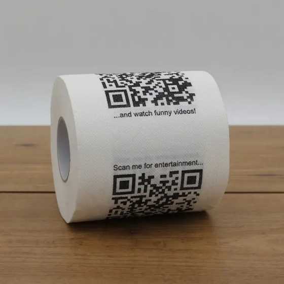 Toilettenpapier QR-Code