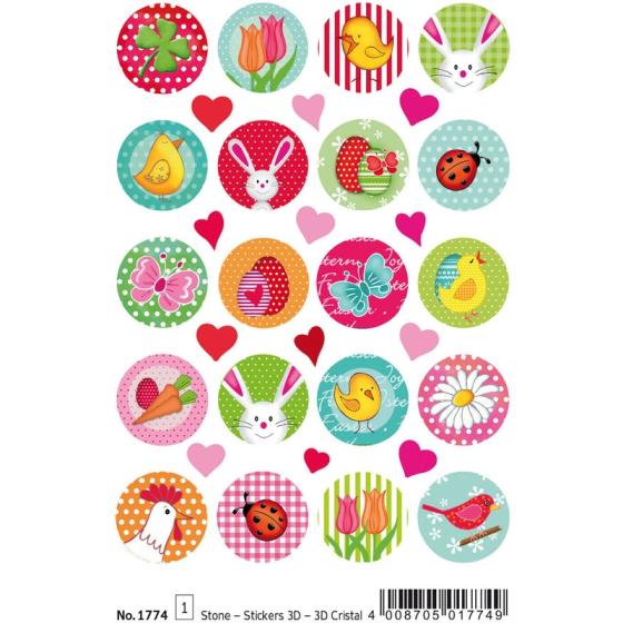 Stickers de Pâques "Joie de Pâques"