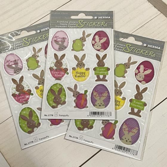 Stickers de Pâques "Happy Easter"