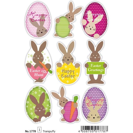 Stickers de Pâques "Happy Easter"