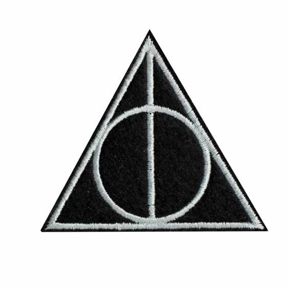 Set de 6 Écussons Deluxe Maisons Poudlard et Reliques de La Mort - Harry Potter