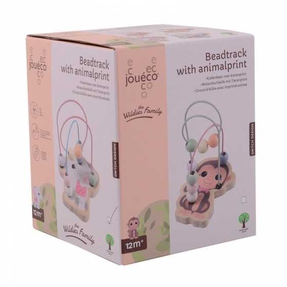 Circuit à billes avec imprimé animal Ours - Jouéco