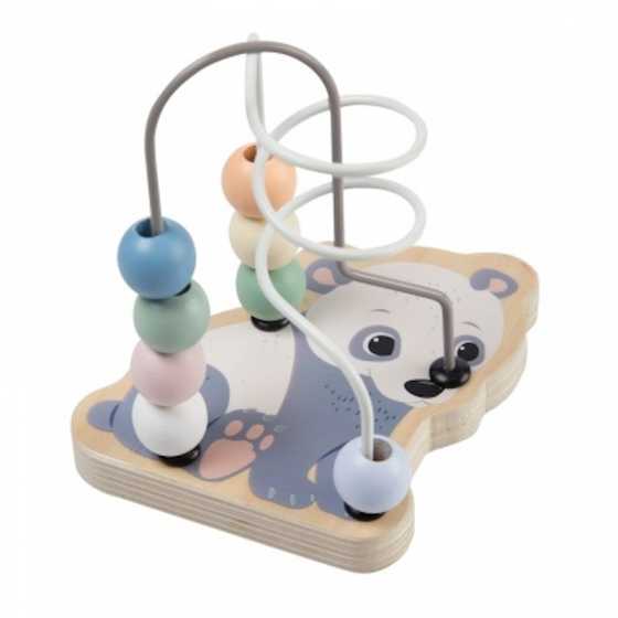 Circuit à billes avec imprimé animal Ours - Jouéco