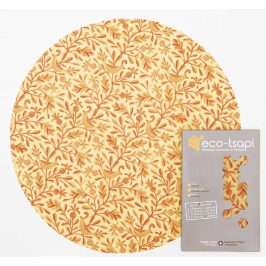 Bienenwachspackung X-LARGE rund ø 40 cm (1 Stück) - Eco-Tsapi