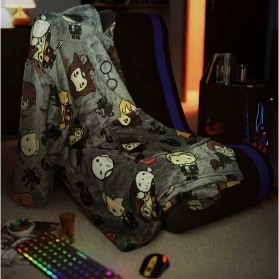 Sweat à capuche surdimensionné Harry Potter Hogwarts Chibi Characters Kids Snuggle