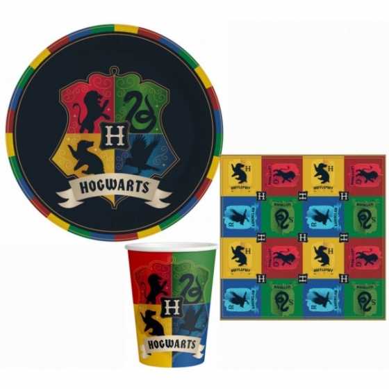 Ensemble de fête Harry Potter Houses de 32 pièces