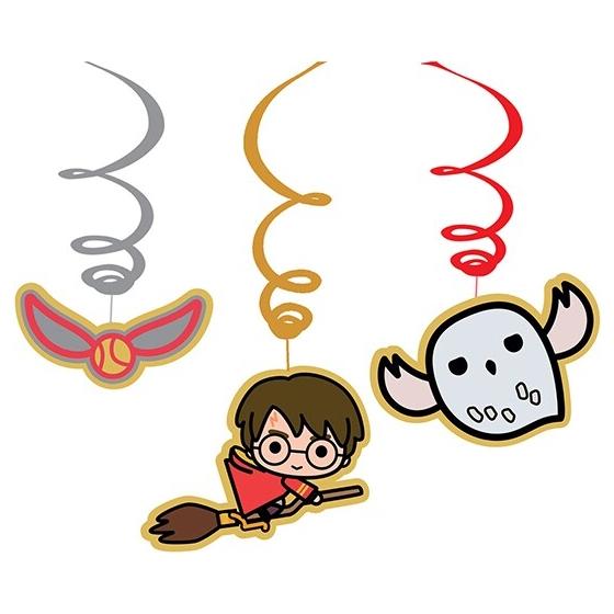 Décoration 6 spirales Harry Potter