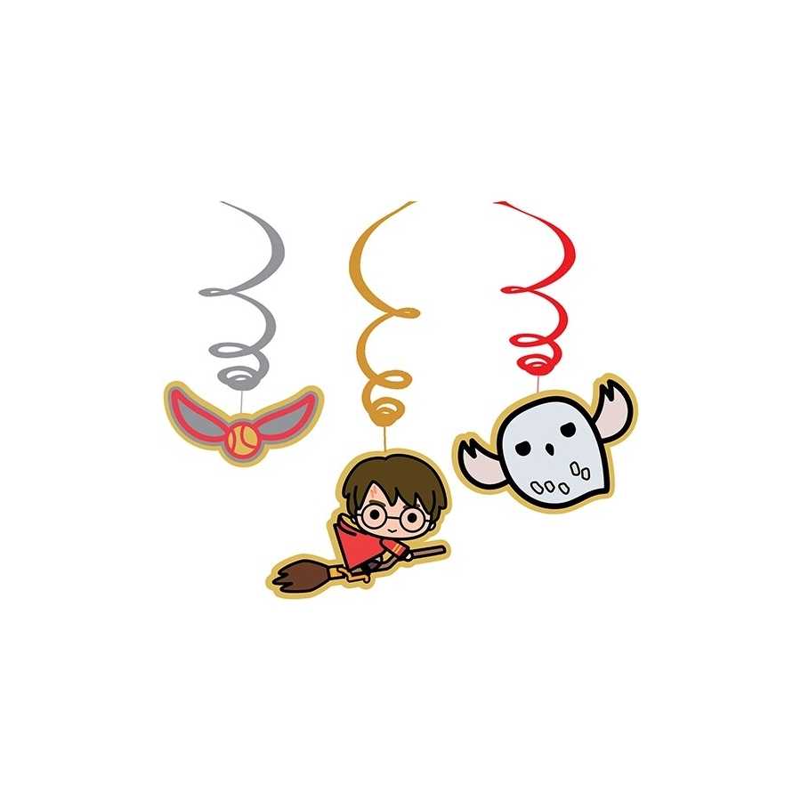 Décoration 6 spirales Harry Potter