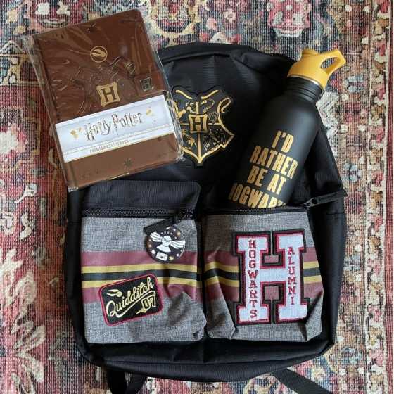 Pack rentreé Hogwarts Quidditch Harry Potter idéal comme cadeau de vacances ou pour la rentrée