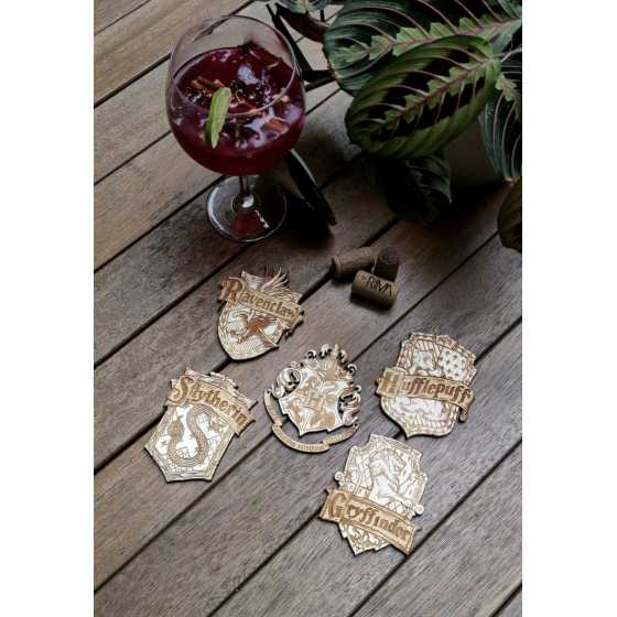 Untersetzer aus Holz Hogwarts - Harry Potter