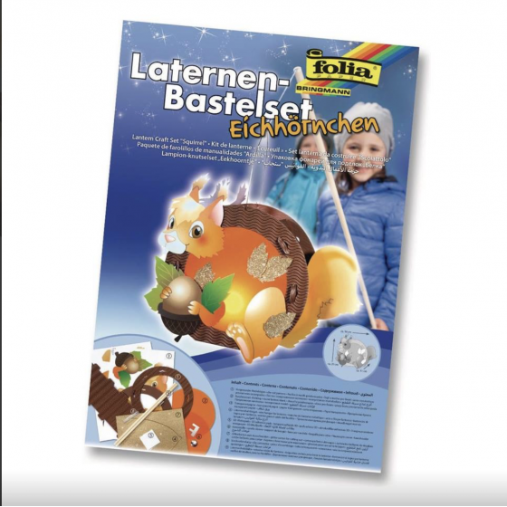 Folia Kit de bricolage lanterne écureuil