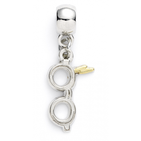 Anhänger Charm Lightning Bolt with Glasses - Harry Potter
