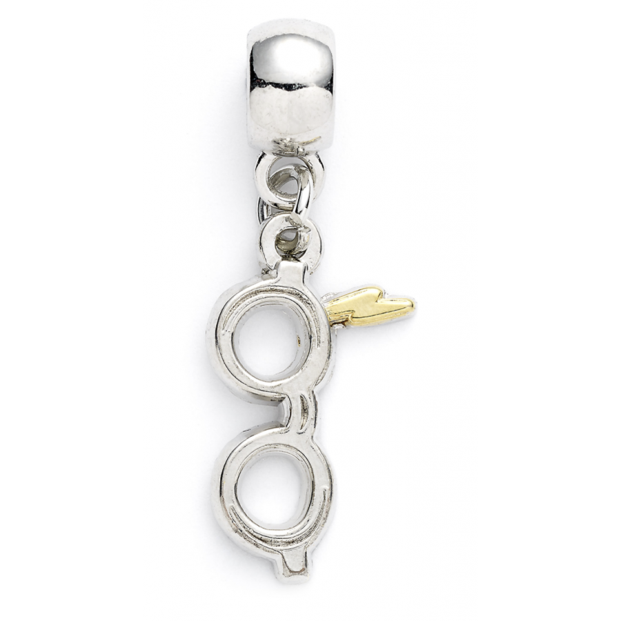 Pendentif Charm Lightning Bolt with Glasses - Harry Potter