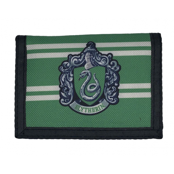 Harry Potter Slytherin Brieftasche aus Nylon mit drei Klappen