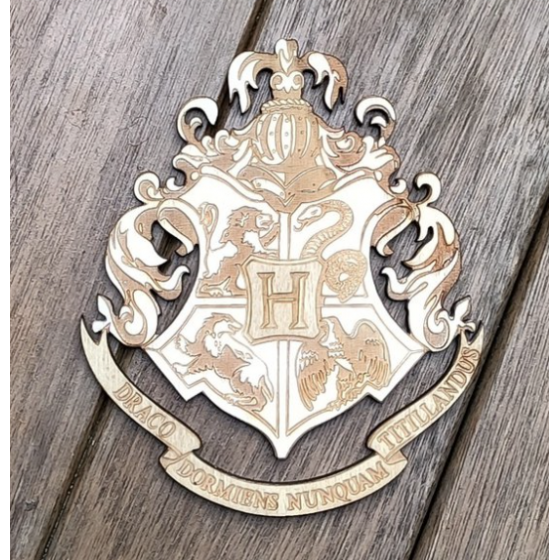 Untersetzer aus Holz Hogwarts - Harry Potter