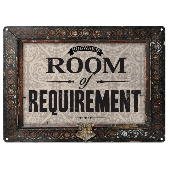 Enseigne en fer-blanc  (Room Of Requirement) - Harry Potter