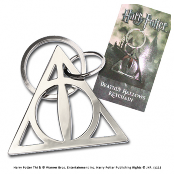Porte-cles Symbole Reliques de la Mort - Harry Potter