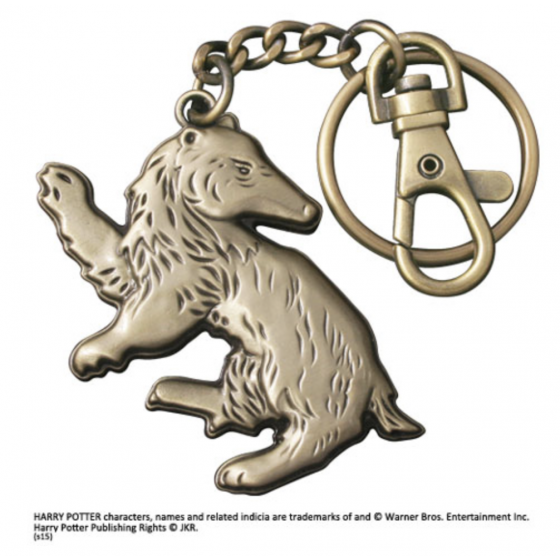 Dachs-Schlüsselanhänger - Haus Hufflepuff - Harry Potter