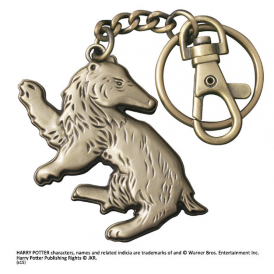 Dachs-Schlüsselanhänger - Haus Hufflepuff - Harry Potter