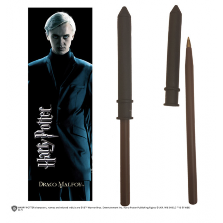 Stylo baguette & Marque-page Drago Malefoy - Harry Potter