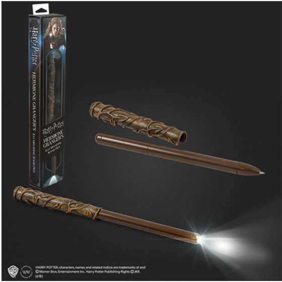 Stylo lumineux baguette magique Hermione Granger - Harry Potter