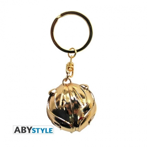 Metall-Schlüsselanhänger - Goldener Schnatz - Harry Potter