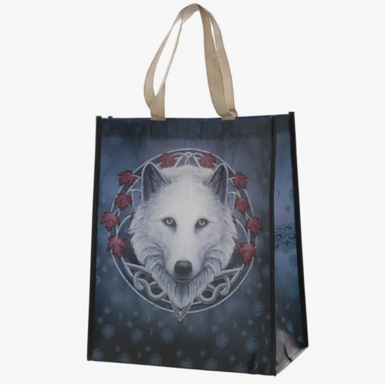 Sac de courses réutilisable Lisa Parker Guardian of the Fall Wolf