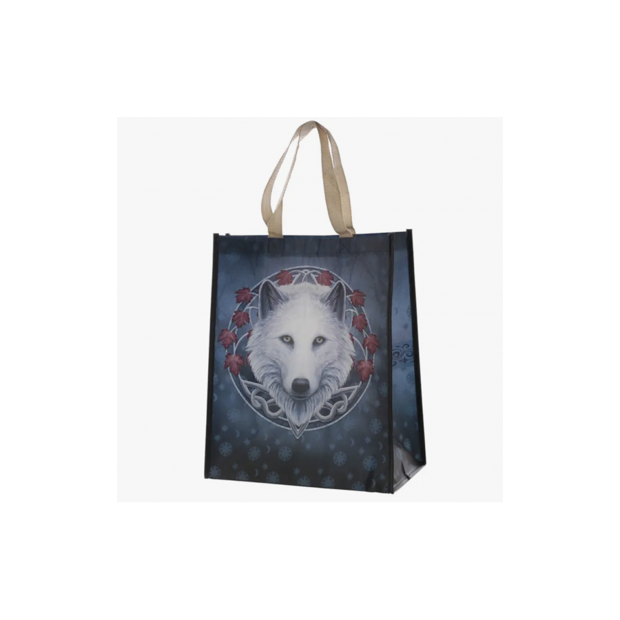 Sac de courses réutilisable Lisa Parker Guardian of the Fall Wolf