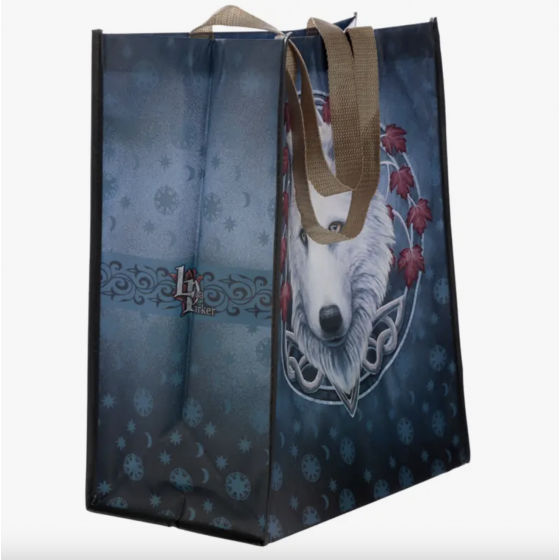 Sac de courses réutilisable Lisa Parker Guardian of the Fall Wolf